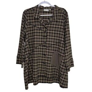 Habitat Clothes To Live In Crinkle Asian Chopsticks Lagenlook S Black Tan